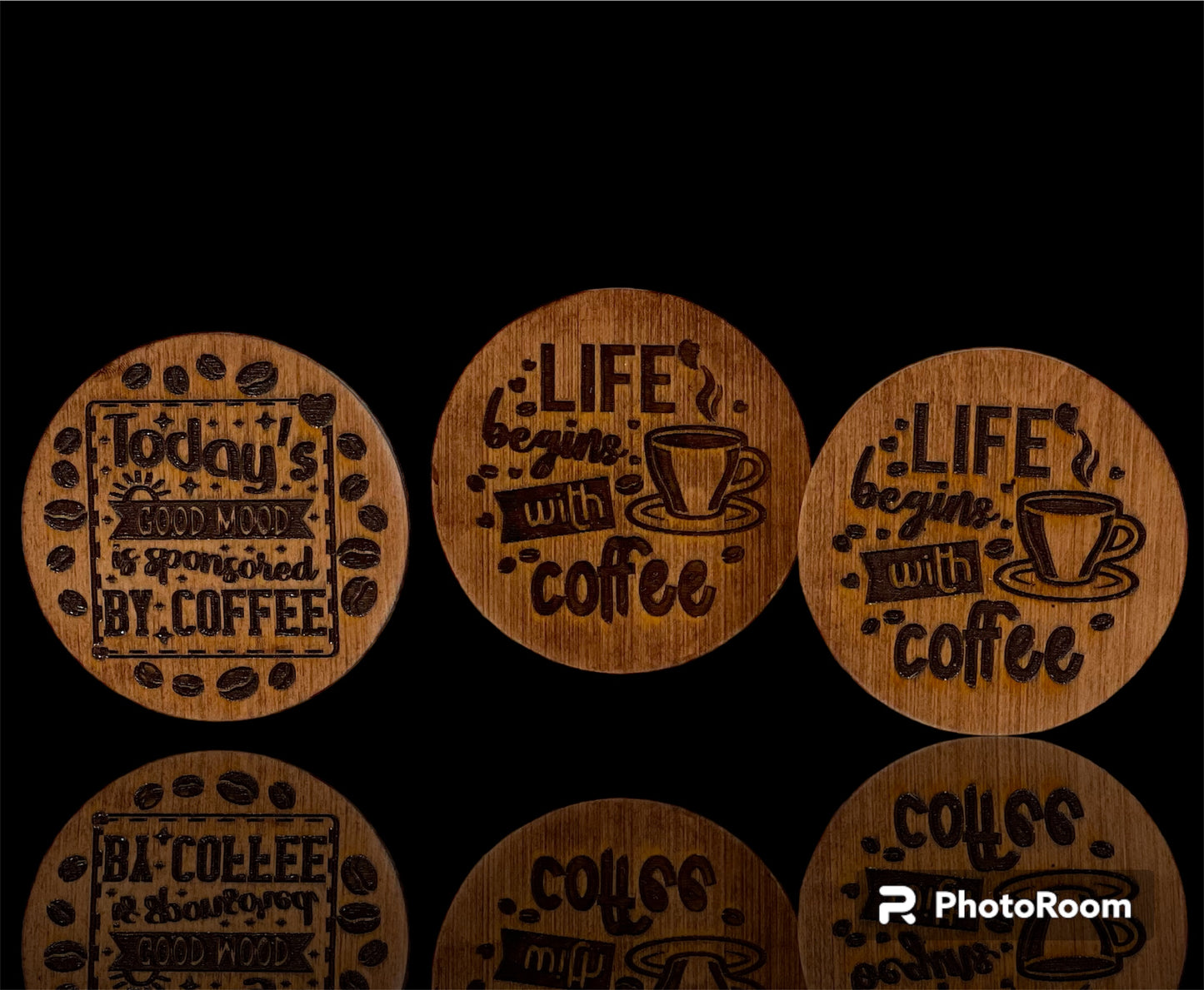 Wooden coasters