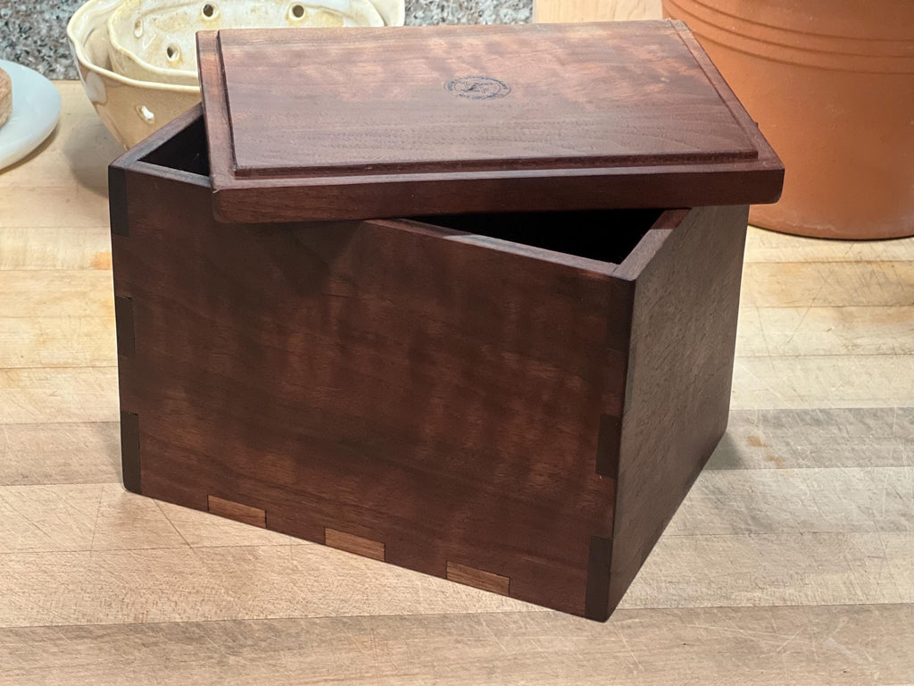 Handmade Walnut Keepsake Box | Solid Wood Memory Box | Heirloom Jewelry Box | Wedding & Anniversary Gift