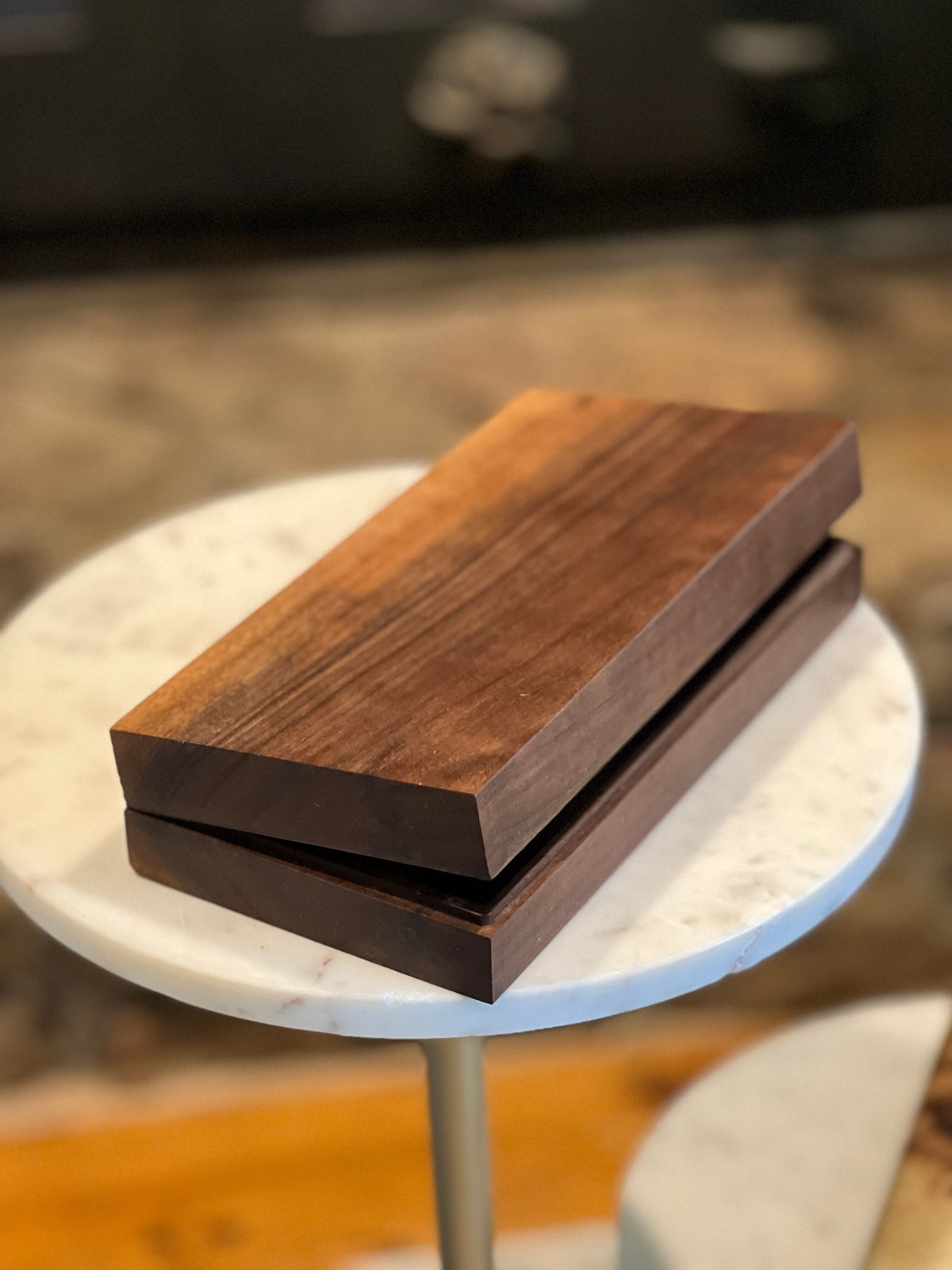 Personalized Walnut Keepsake Box | Handmade Wooden Jewelry Box | Memory Box | Wedding & Anniversary Gift