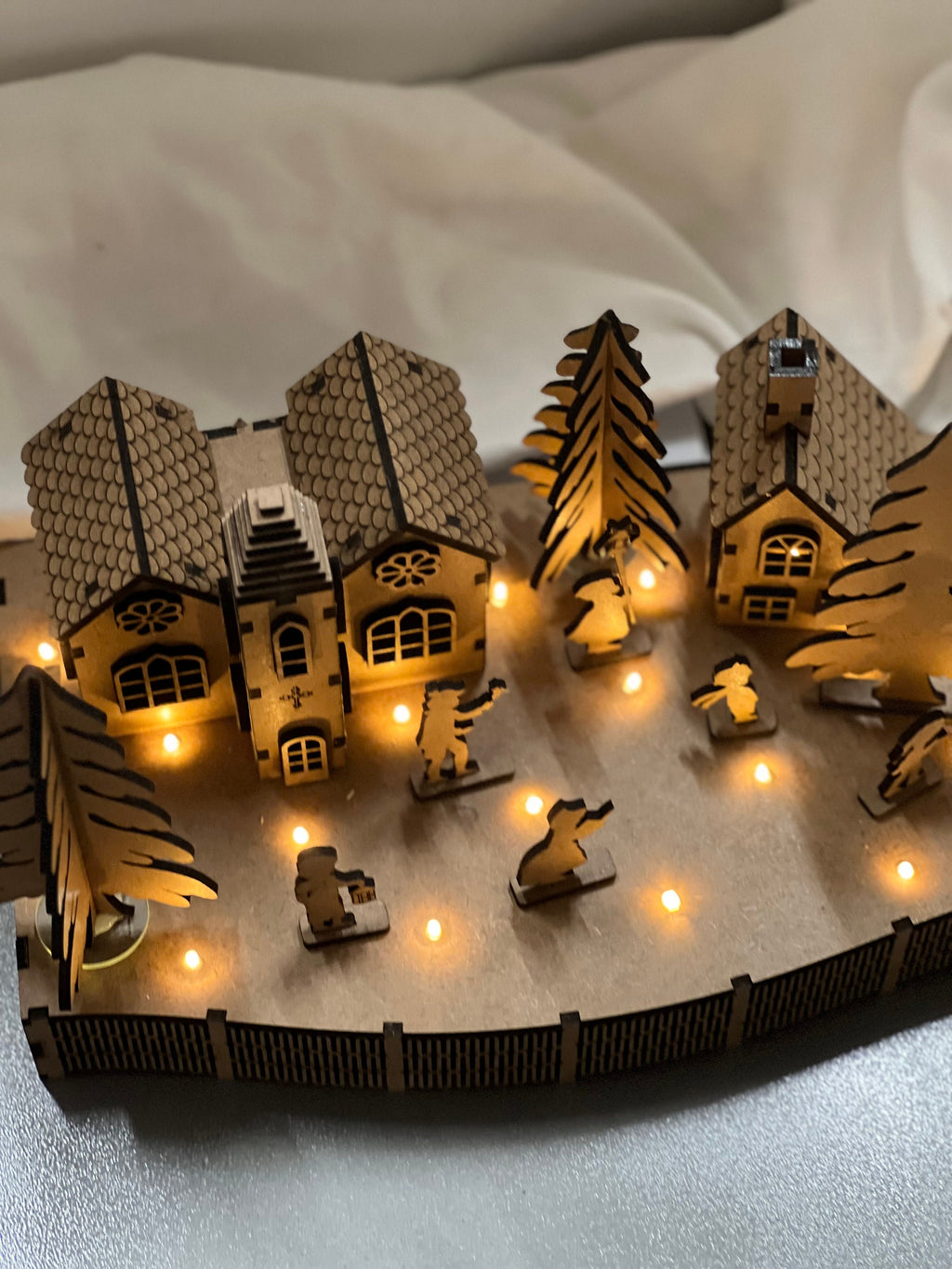 Winter Town,Christmas in a little town