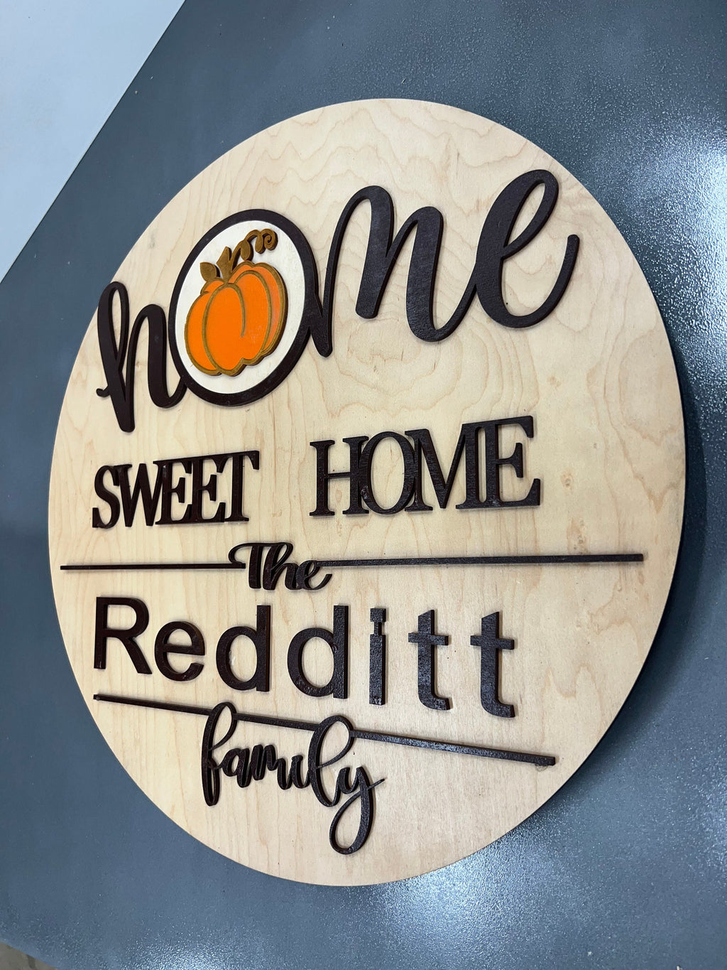 Personalized Interchangeable Welcome Sign | Wooden Front Door Sign |