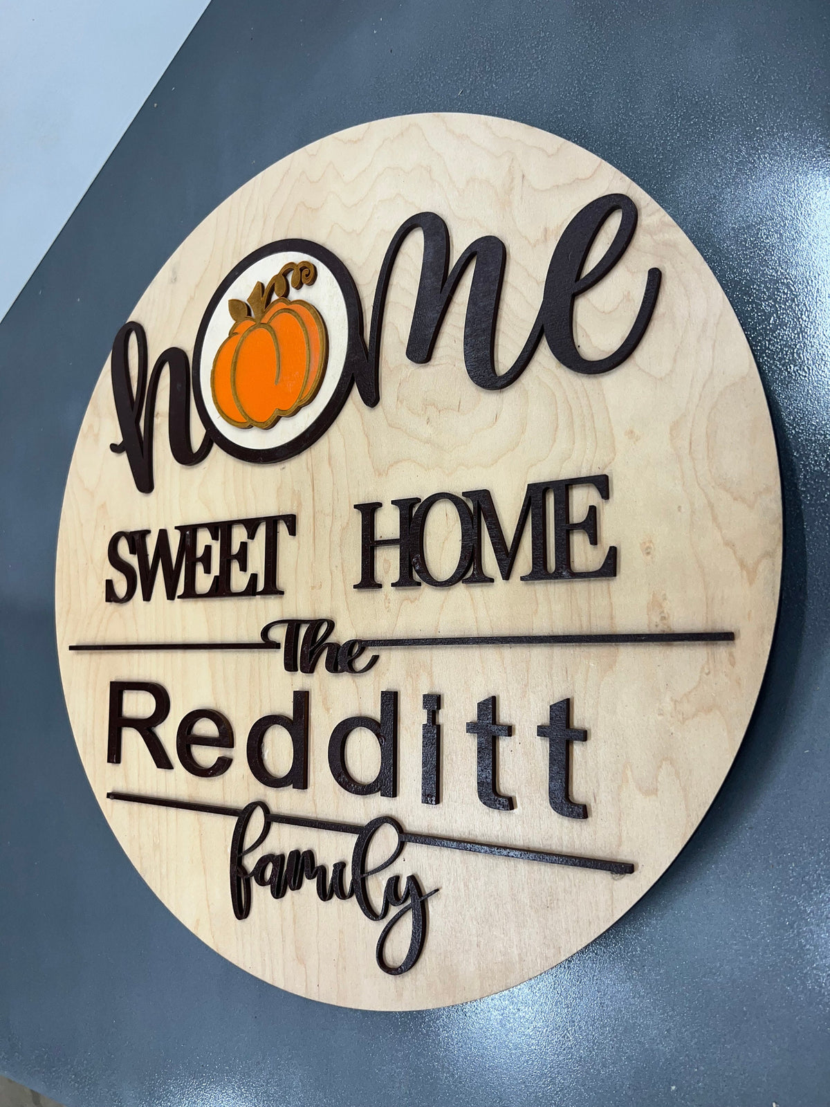 Personalized Interchangeable Welcome Sign | Wooden Front Door Sign |