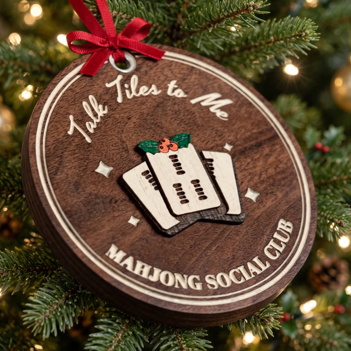 Mahjong handcrafted Christmas morning
