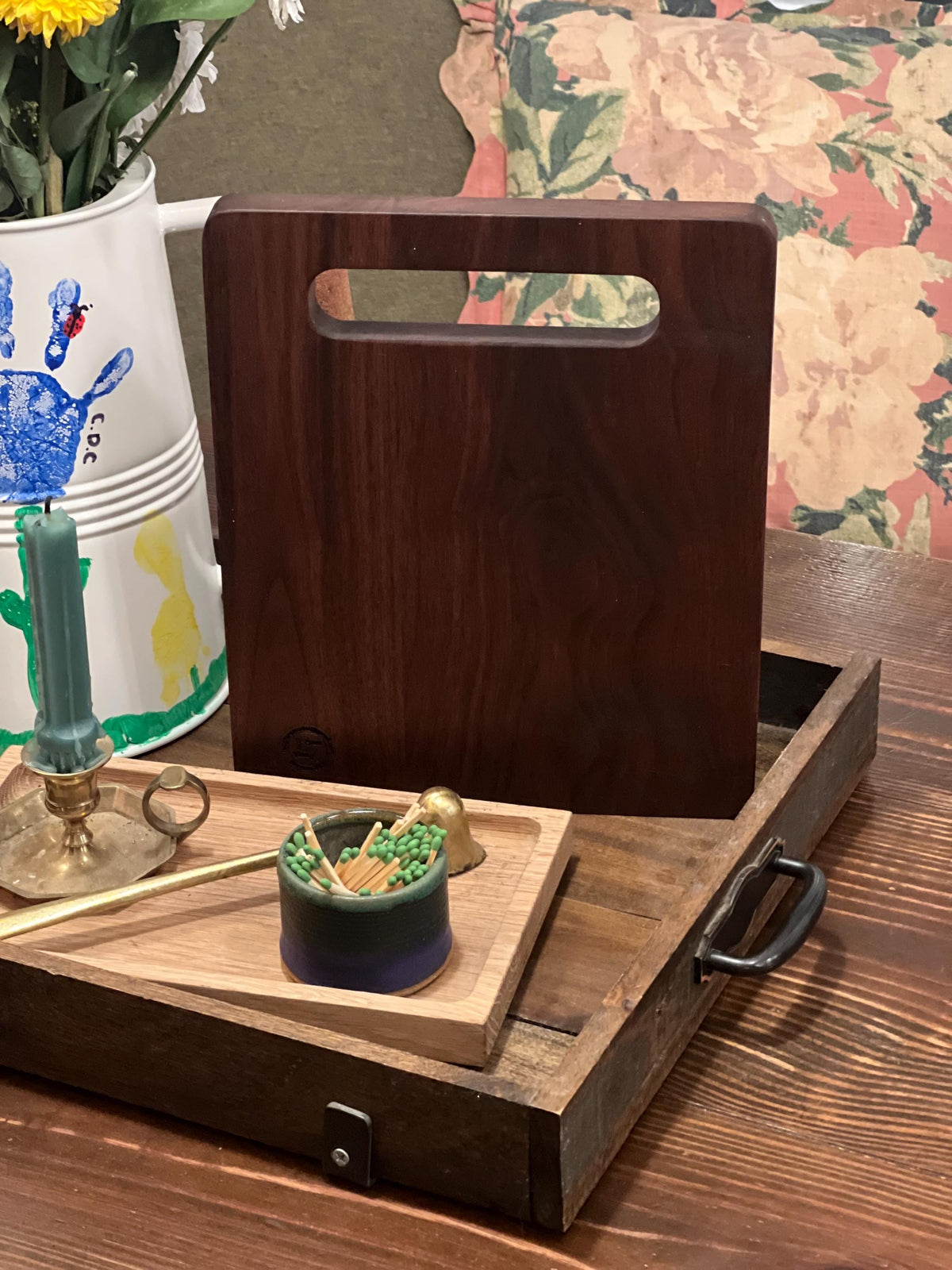 Solid wood, handmade, food safe cutting board/Homeware