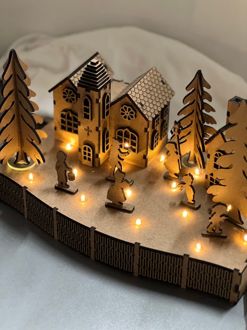 Winter Town,Christmas in a little town