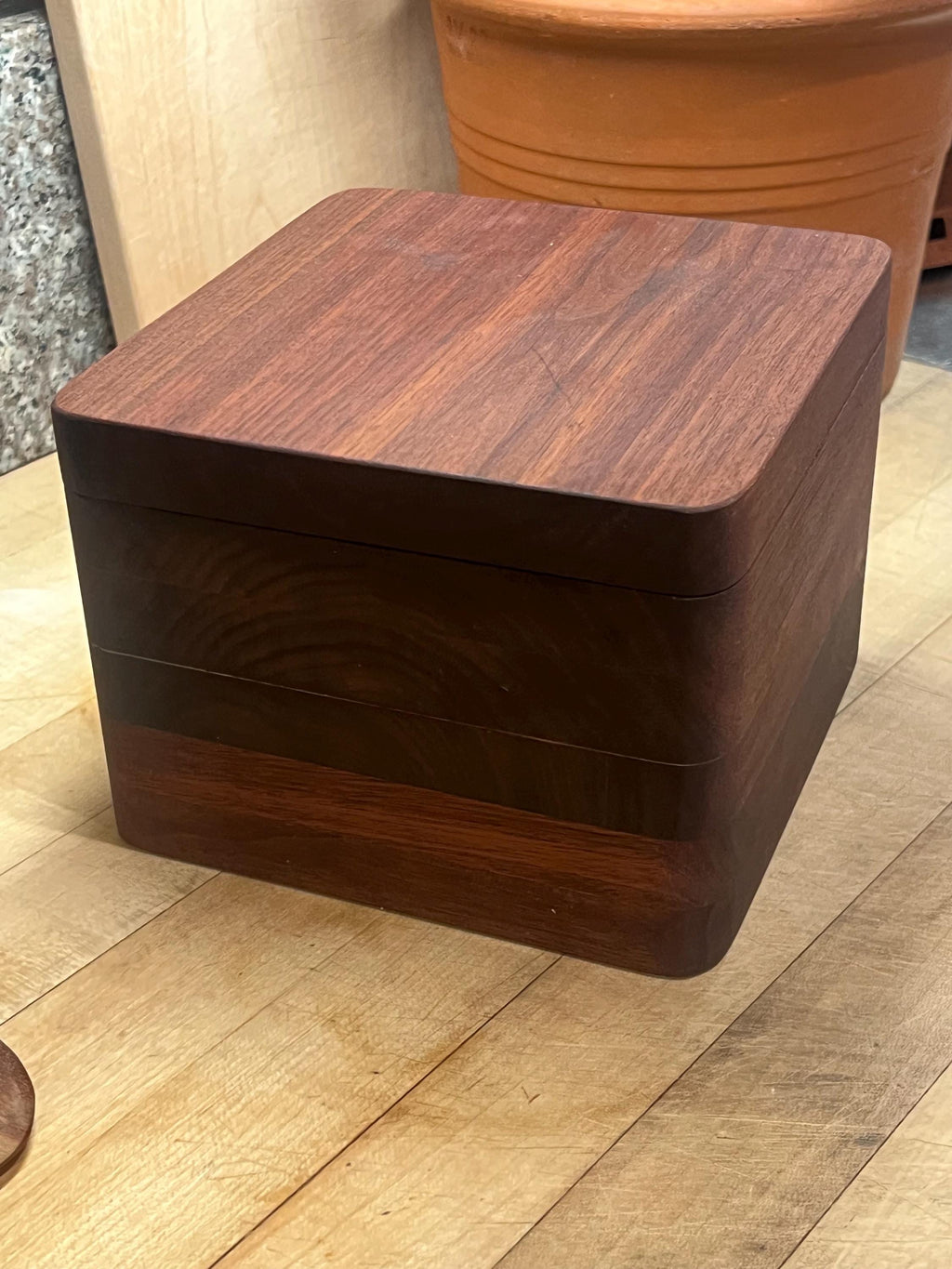 Handmade Walnut Keepsake Box | Solid Wood Memory Box | Heirloom Jewelry Box | Wedding & Anniversary Gift