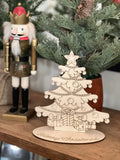 This is a custom-made keepsake Christmas tree