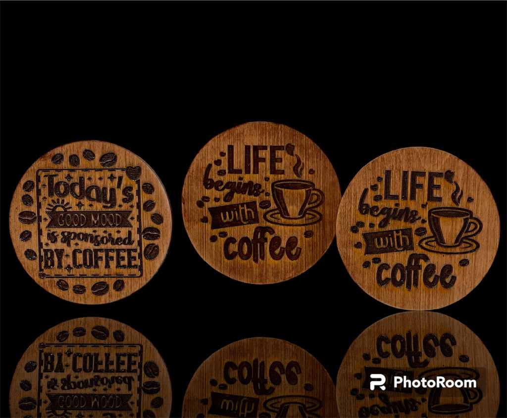 Wooden coasters